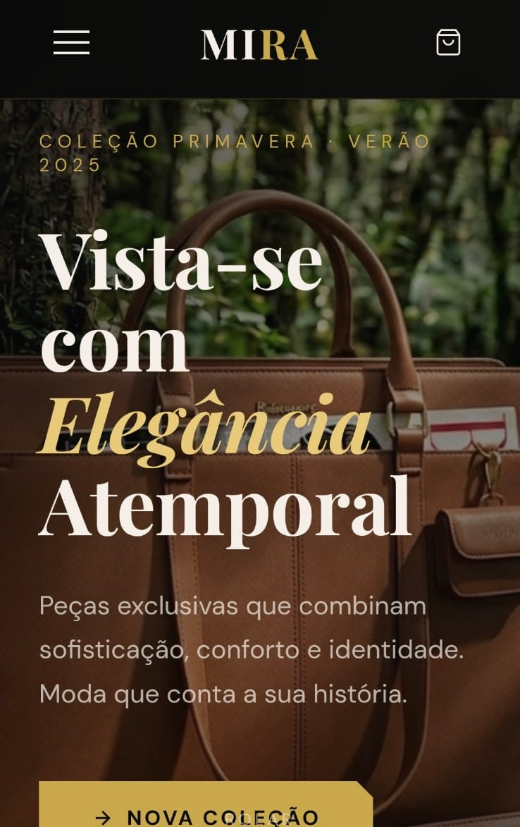 MIRA — loja virtual de moda desenvolvida pela fluxoteca